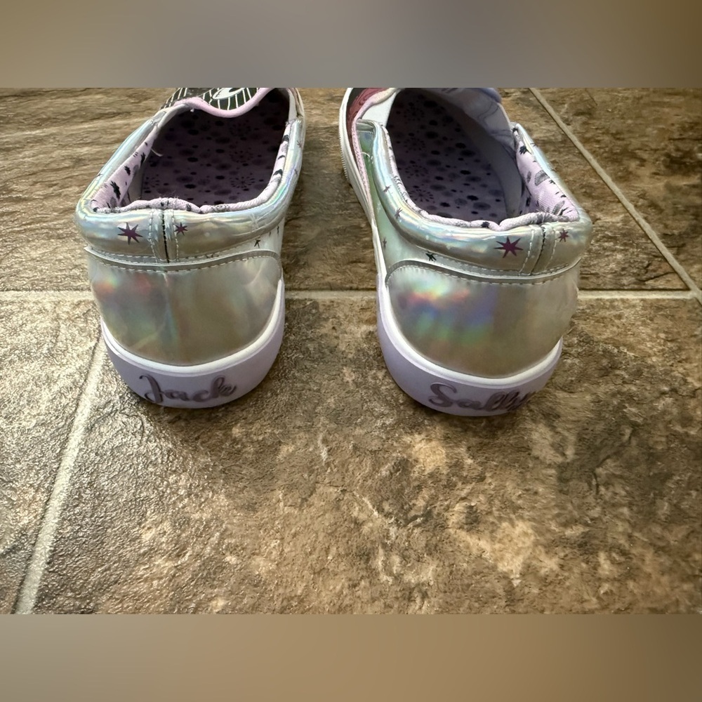 Disney Women's Slip-On Sneakers - Black and Multicolor - Picture 4 of 6
